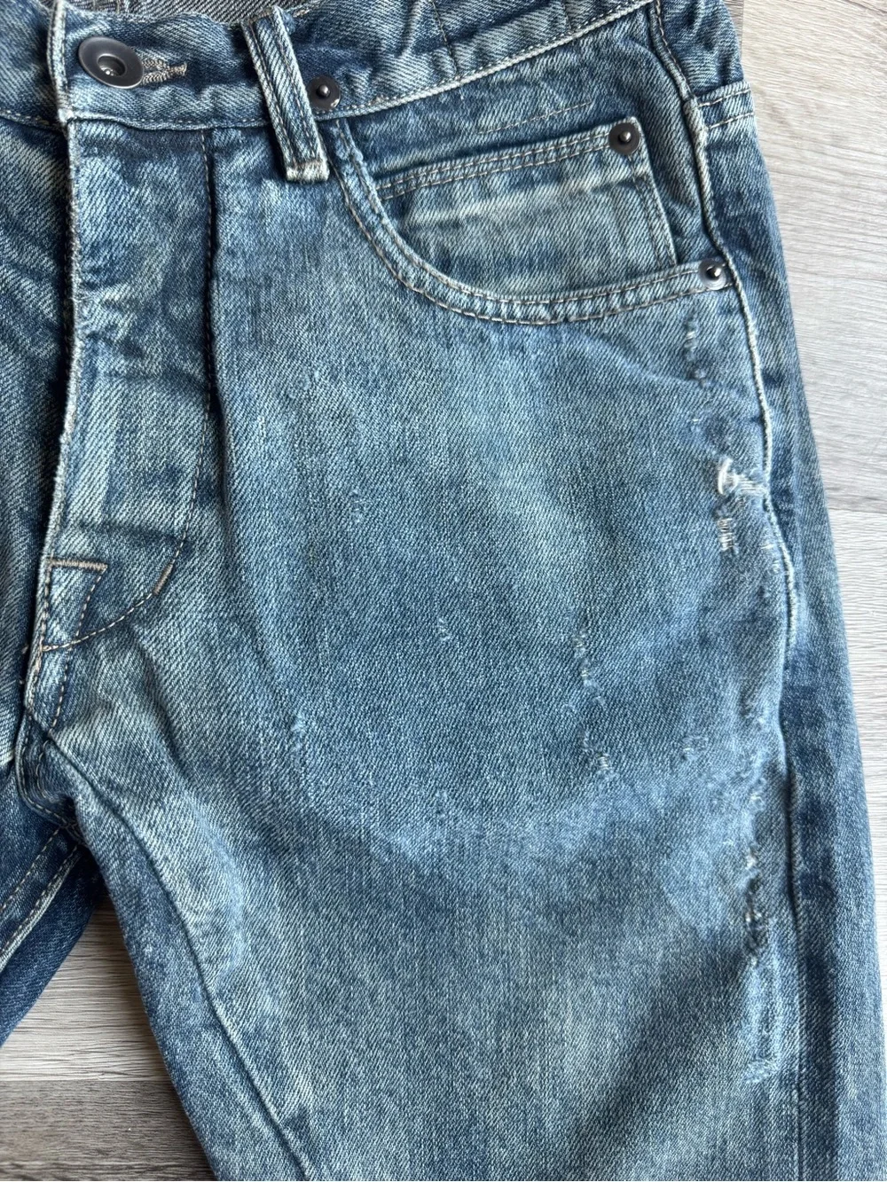 OLMAR and MIRTA x DRKSHDW x RICK OWENS ss15 Hustler Blue Detroits
